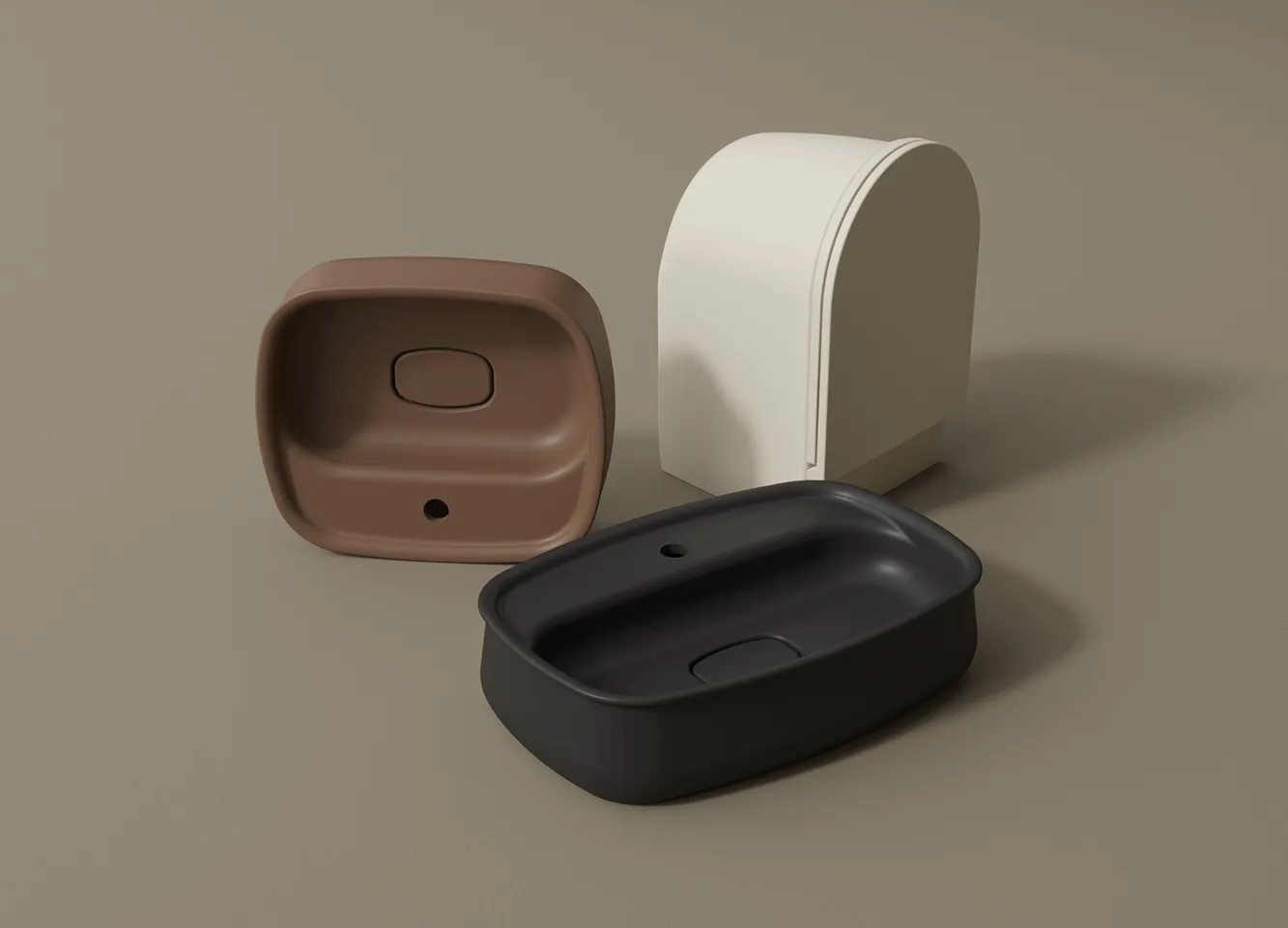 Fluido basins and WC in three colours