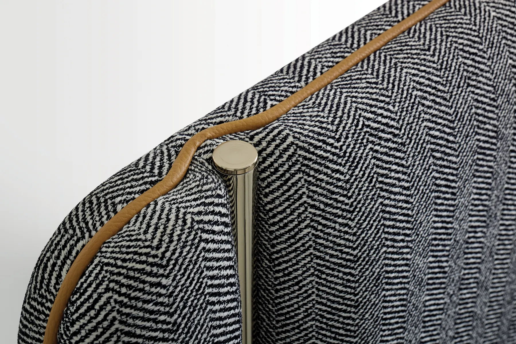 Inside bed for Enza Home, detail of the headboard
