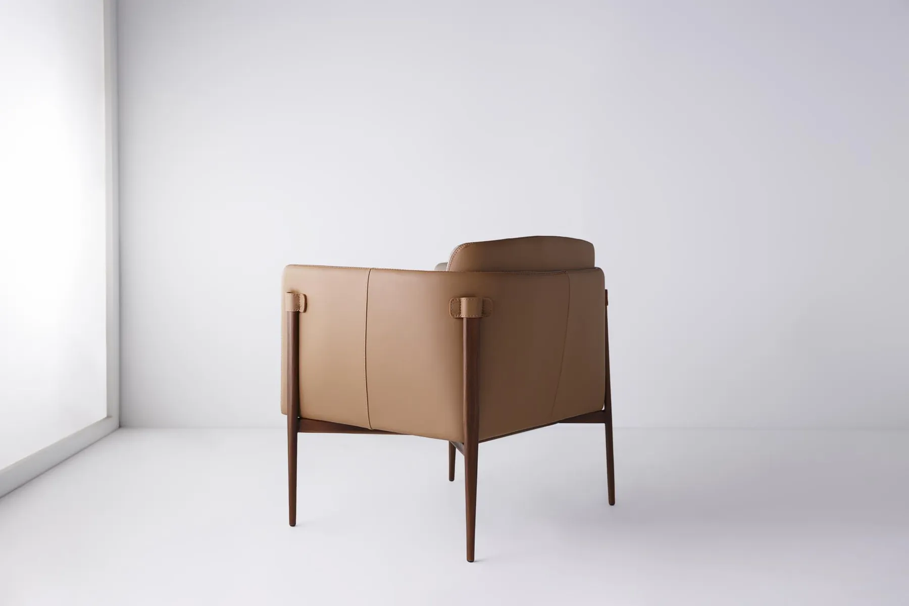 Smoky armchair, back view
